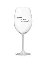 PROTOŽE BÝT TATÉR NENÍ PRDEL - čirá sklenice na víno 350 ml