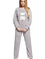 Dámske hrubé pyžamo Soft Méďa - Sensis