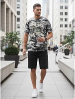 Koszulka męska z nadrukiem szara model 22217674 - FashionStreet