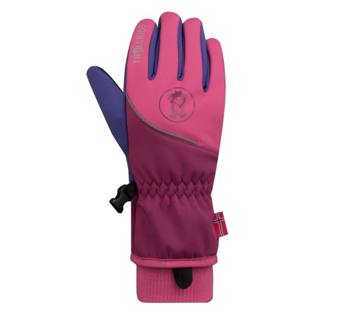 Detské softshellové rukavice Trollkids Trolltunga pre chlapcov/dievčatá (931-240)