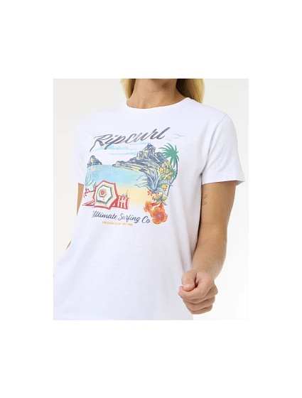 Tričko RIP CURL Crystal Standard Tee, bílé