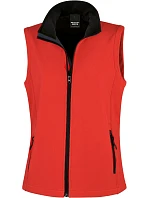 R Dámská 2vrstvá softshell vesta "Printable" 30. red/black model 22428244 - Result