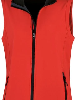 R Dámská 2vrstvá softshell vesta "Printable" 30. red/black model 22428244 - Result