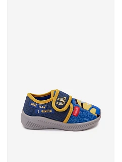 Detské papuče Minions modré a žlté Terrain