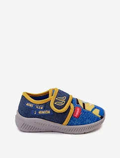 Detské papuče Minions modré a žlté Terrain