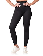 Dámske módne legíny RELAX & GO RIB OPTIC LEGGINGS - BELLINDA - čierne