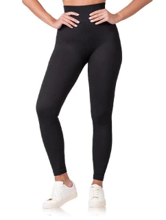 Dámské módní legíny RIB model 21306315 LEGGINGS  černá - Bellinda