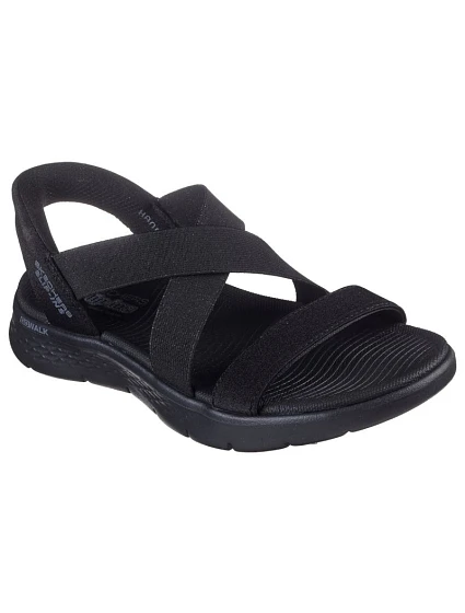 Dámske sandále Skechers GO WALK FLEX SANDAL GLIMMER UP 141489 BBK Dámske sandále Skechers GO WALK FLEX SANDAL GLIMMER UP 141489 BBK