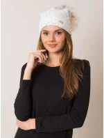 Dámská čepice model 14839462 ecru - FPrice