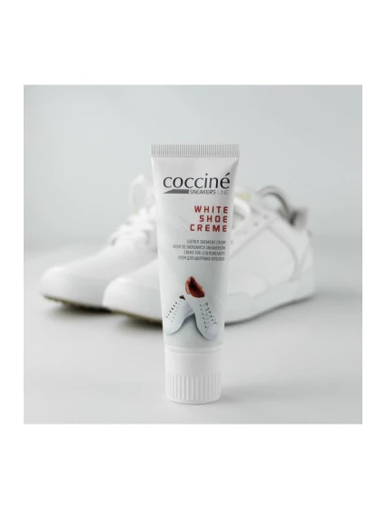 COCCINE WHITE SHOE CREAM Odżywczy Krem Do Pielęgnacji Obuwia 75ML