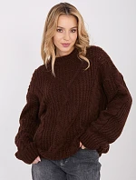 Jumper IN SW 33831.25 tmavohnedý