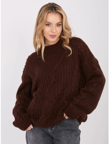 Jumper IN SW 33831.25 tmavohnedý