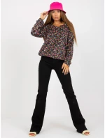 Blúzka RV BZ 8132.60 čierna a ružová