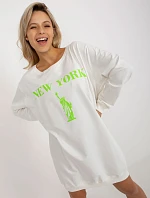 Mikina VI BL 3212.15X bielo-zelená