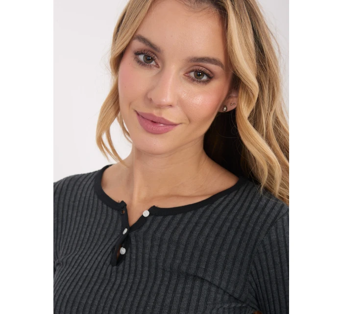 Bluzka WT BZ model 21875386 grafitowy - FPrice