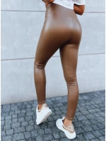 Dámské voskované legíny camel Dstreet model 21970787 - FashionStreet