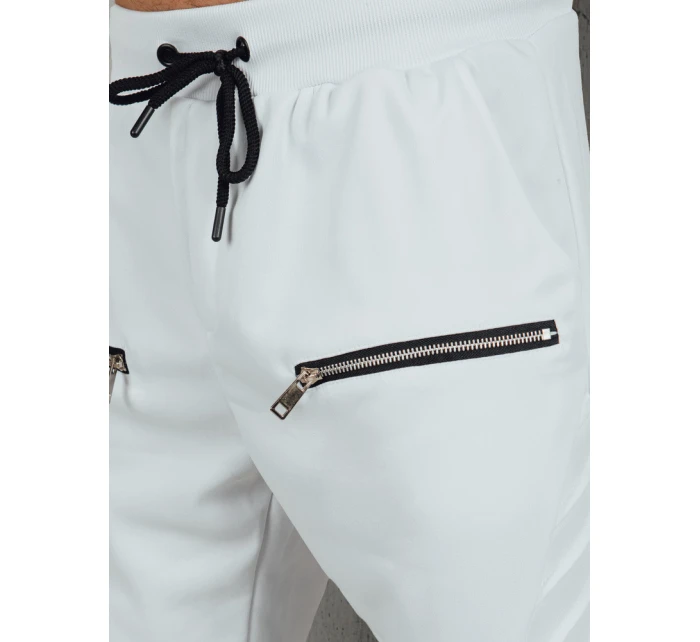 FashionStreet pánska biela tepláková súprava AX0813