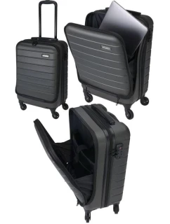 KABÍNOVÝ CESTOVNÝ KUFOR 20 PALCOV S PRIEHRADKOU NA NOTEBOOK PROWORLD ANTRACIT