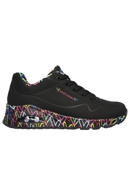 Dámske topánky Skechers UNO LOVING LOVE 155506 BBK Dámske topánky Skechers UNO LOVING LOVE 155506 BBK