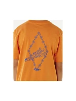 Chlapčenské tričko RIP CURL Eternal Shred Art Tee-Boy, oranžové, detské Chlapčenské tričko RIP CURL Eternal Shred Art Tee-Boy, oranžové, detské