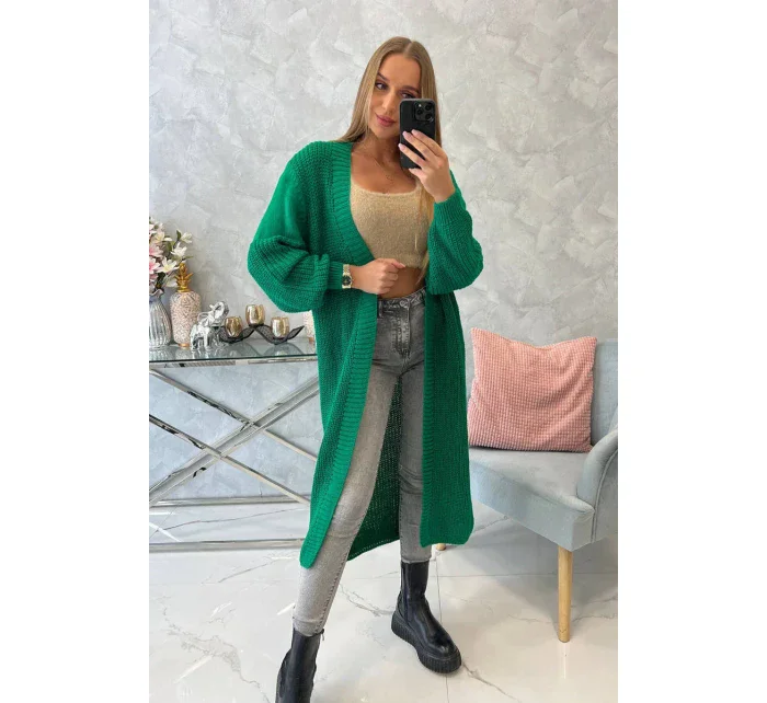 Zelený dlouhý svetr Zelený dlouhý svetr