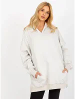 Dámská mikina TW BL model 18140319 světle šedá - FPrice Dámská mikina TW BL model 18140319 světle šedá - FPrice