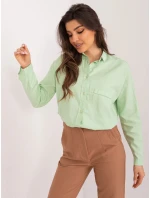 Dámska košeľa BP KS 1019.73 Svetlozelená - FPrice