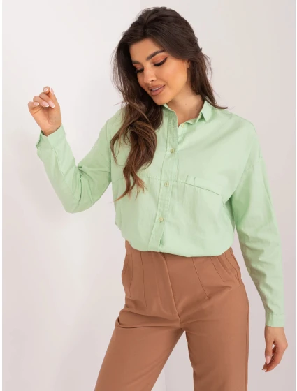 Dámska košeľa BP KS 1019.73 Svetlozelená - FPrice
