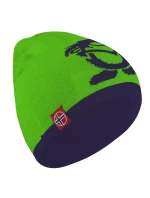 Detská obojstranná čiapka 920-100-054 Zelená s čiernou - Trollkids