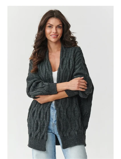 Sveter na gombíky model 217406 Makadamia