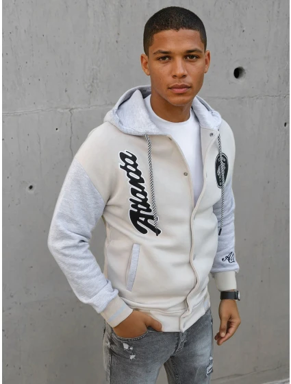 Pánská velbloudí mikina na zip Dstreet model 21966775 - FashionStreet