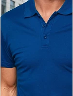 FashionStreet pánske modré polo tričko PX0551 FashionStreet pánske modré polo tričko PX0551