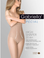 Dámske pančuchové nohavice Gabriella Hihg Shaper 718 20 den 5-XL