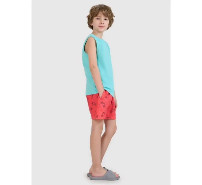 Chlapčenské plážové šortky boardshorts 4F 4FJWSS25UBDSM121-63A Chlapčenské plážové šortky boardshorts 4F 4FJWSS25UBDSM121-63A