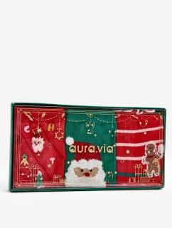 Vánoční sada model 21643982 ponožek - Aura.via