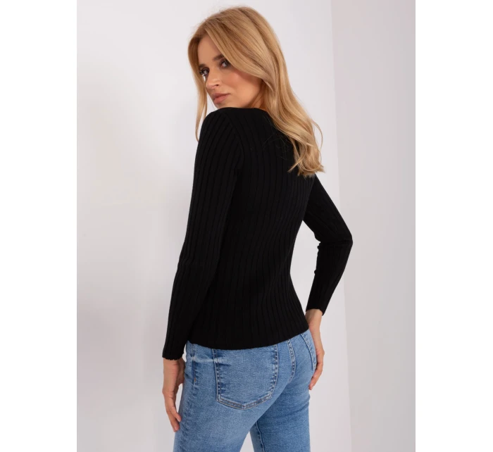 Sweter PM SW model 18900640 czarny - FPrice Sweter PM SW model 18900640 czarny - FPrice