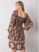 TW SK BI H3748 šaty.22X tmavo hnedá