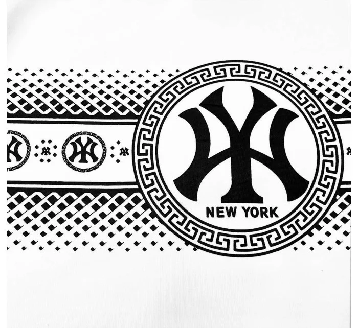 Biela pánska mikina s kapucňou (8B1100-1)