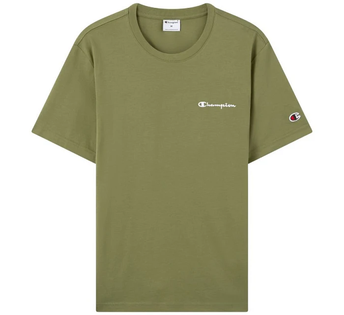 Pánské tričko SS Tee olive  pánské model 22121715 - CHAMPION