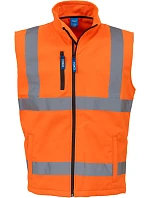 Yoko HV 006 Hi-Vis softshellová vesta 79.V006 hi vis orange