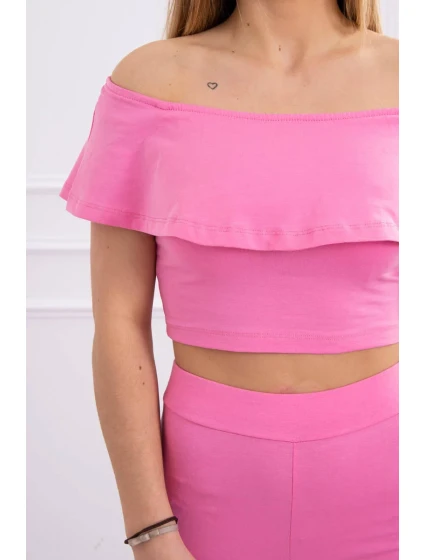 Sada s volánkem světle růžová Sada s volánkem světle růžová