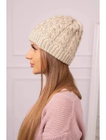 Dámska čiapka Kalina K362 light beige Dámska čiapka Kalina K362 light beige