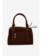 Hnědá kabelka z imitace semiše model 22220867 - Flora&Co