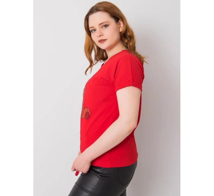 Halenka RV BZ model 15273762 červená - FPrice