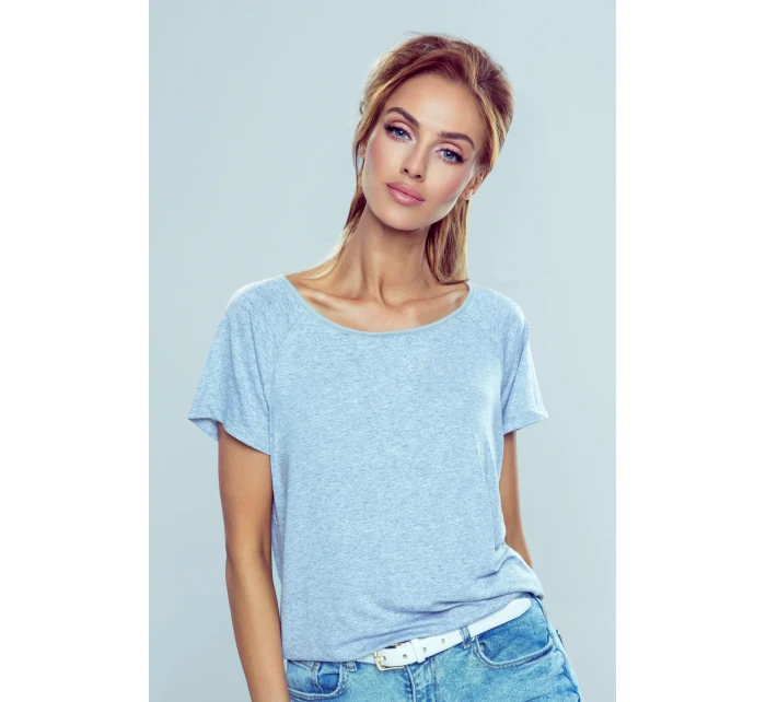 Blúzka Ilza Melange - Svetlosivá - Eldar