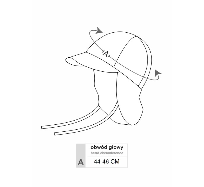 Chlapčenská letná čiapka Yoclub s ochranou krku CLE-0116C-A100 Multicolour