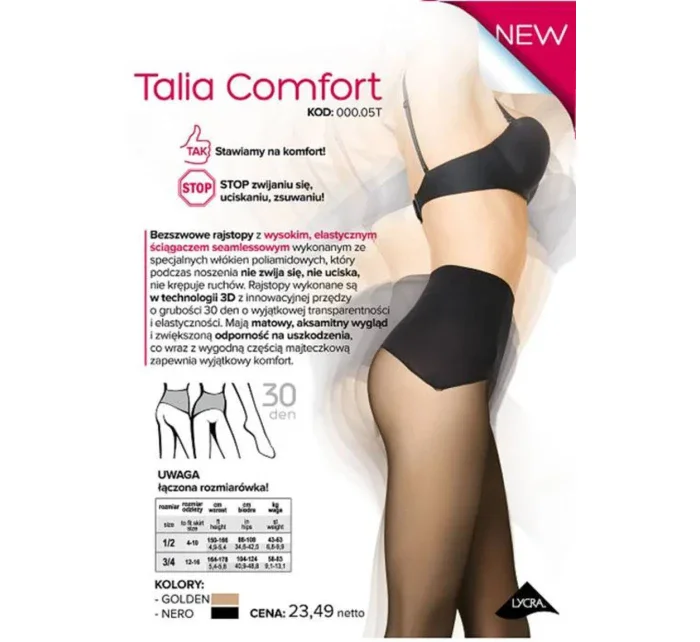 KOMFORT V PÁSE - BEZŠVOVÉ PANČUCHY S REBROVANÝMI ŠVAMI