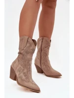 Topánky na podpätku model 222513 Step in style