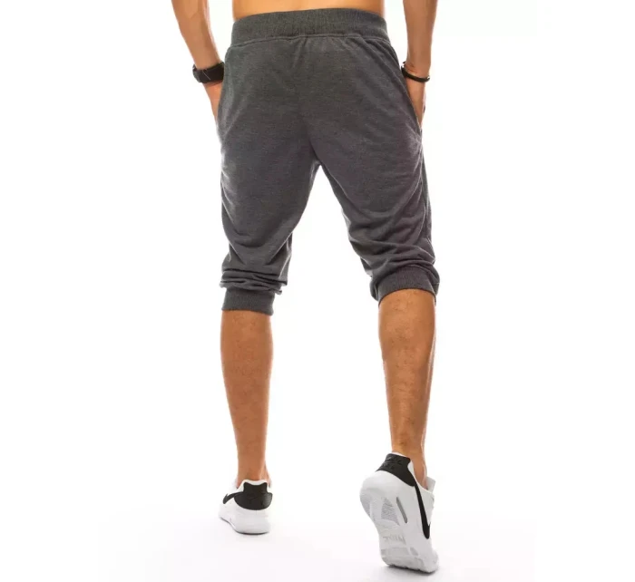 Pánské tmavě šedé teplákové šortky Dstreet model 21963423 - FashionStreet