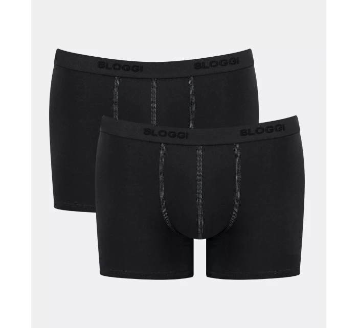 sloggi men 24/7 Short 2P - BLACK - SLOGGI BLACK - SLOGGI